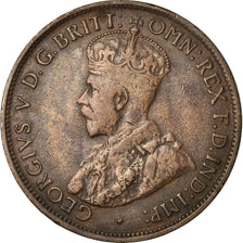 Coin, Australia, George V, 1/2 Penny, 1912, VF(30-35), Bronze, KM:22