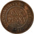 Munten, Australië, George V, Penny, 1911, FR+, Bronze, KM:23