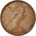Moeda, Austrália, Elizabeth II, 2 Cents, 1967, EF(40-45), Bronze, KM:63