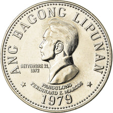 Coin, Philippines, 5 Piso, 1979, AU(55-58), Nickel, KM:210.2