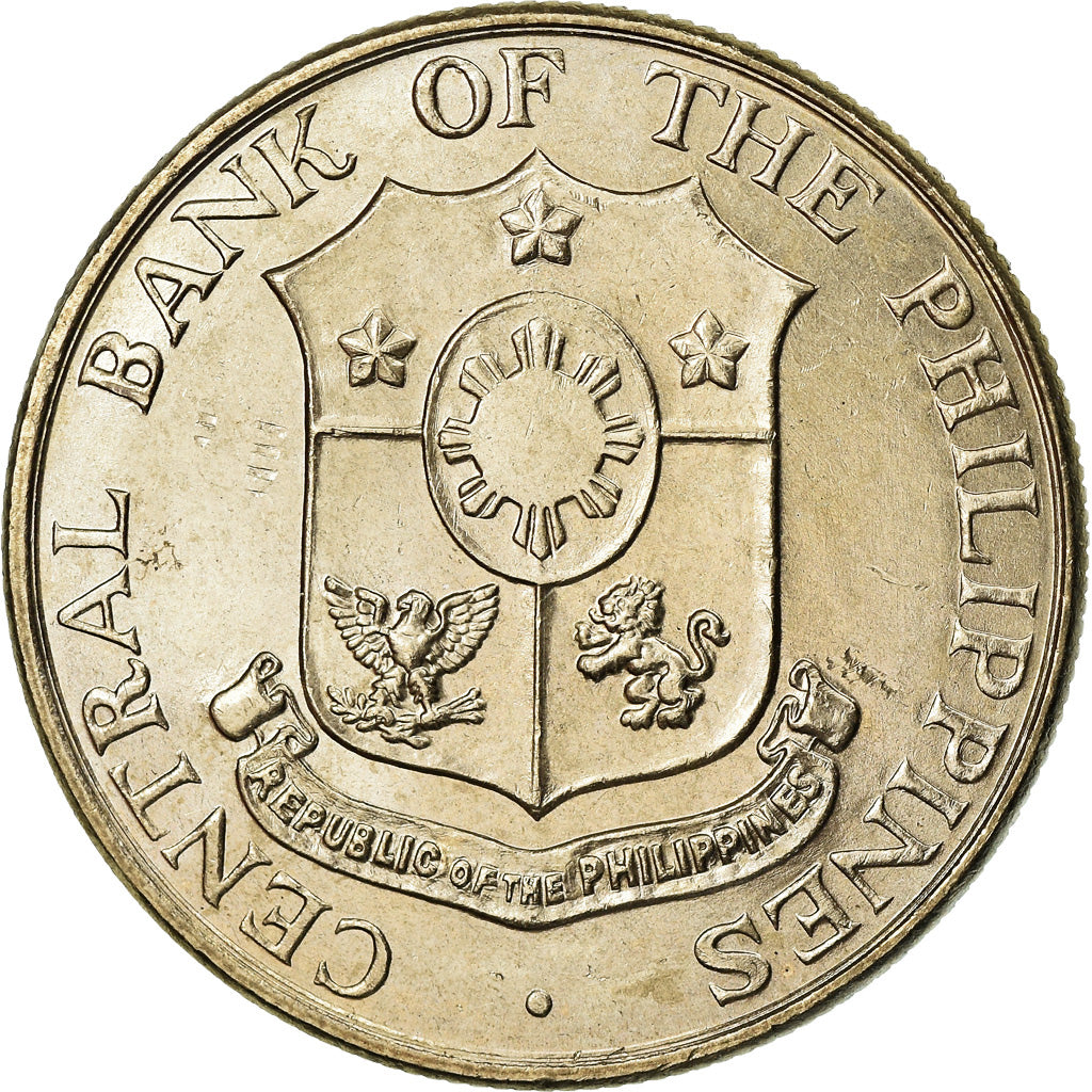 Coin, Philippines, 50 Centavos, 1964, AU(55-58), Copper-Nickel-Zinc, KM:190