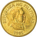 Coin, Philippines, 25 Sentimos, 1985, EF(40-45), Brass, KM:241.1