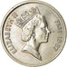 Moneta, Fiji, Elizabeth II, 5 Cents, 1987, AU(55-58), Miedź-Nikiel, KM:51