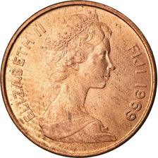 Coin, Fiji, Elizabeth II, Cent, 1969, EF(40-45), Bronze, KM:27