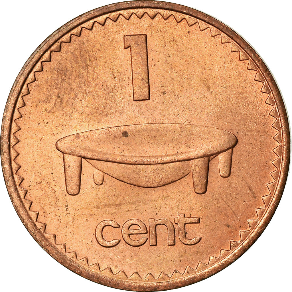 Coin, Fiji, Elizabeth II, Cent, 1969, EF(40-45), Bronze, KM:27