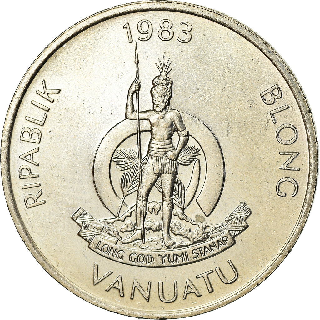Münze, Vanuatu, 20 Vatu, 1983, British Royal Mint, VZ, Copper-nickel, KM:7