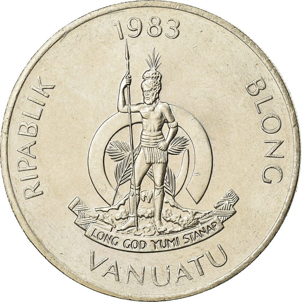 Monnaie, Vanuatu, 50 Vatu, 1983, British Royal Mint, SUP, Copper-nickel, KM:8