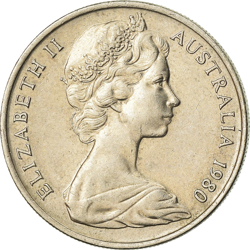 Munten, Australië, Elizabeth II, 10 Cents, 1980, PR, Copper-nickel, KM:65