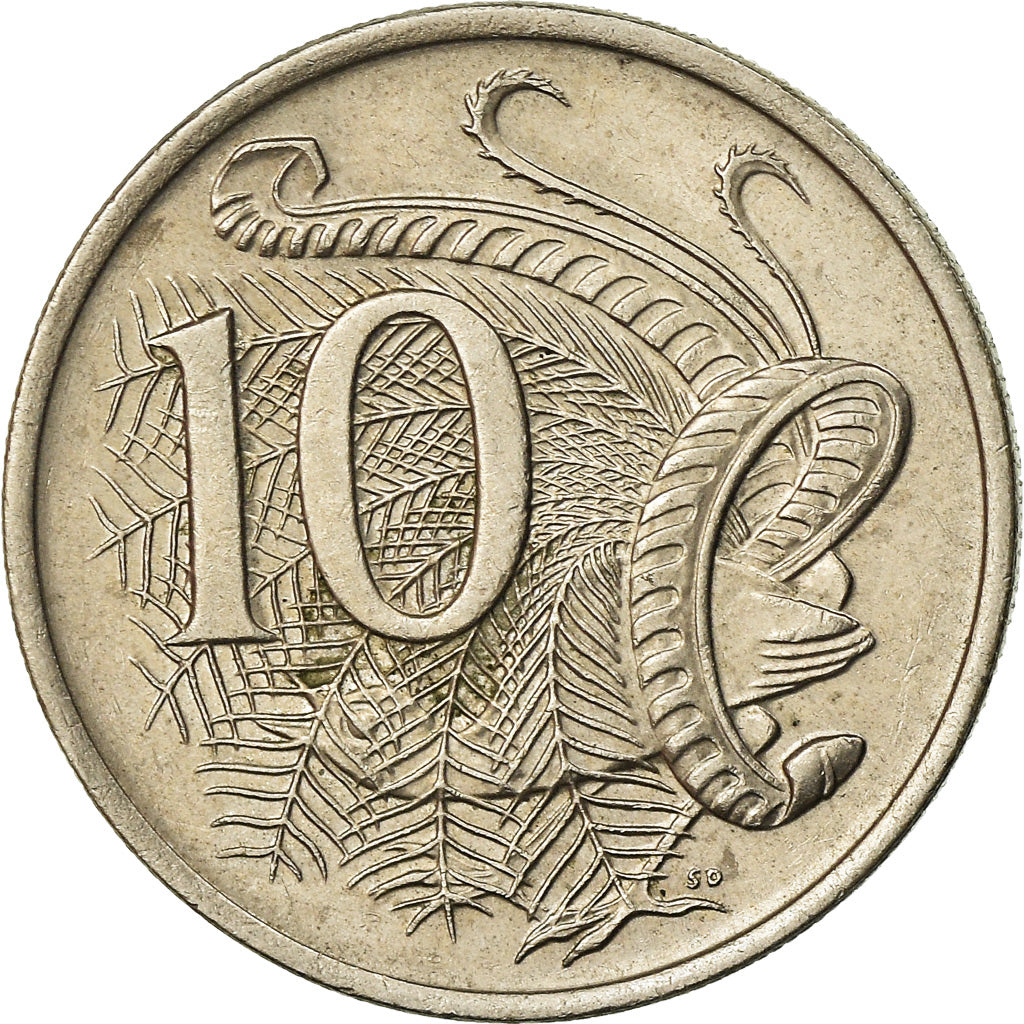 Munten, Australië, Elizabeth II, 10 Cents, 1980, PR, Copper-nickel, KM:65