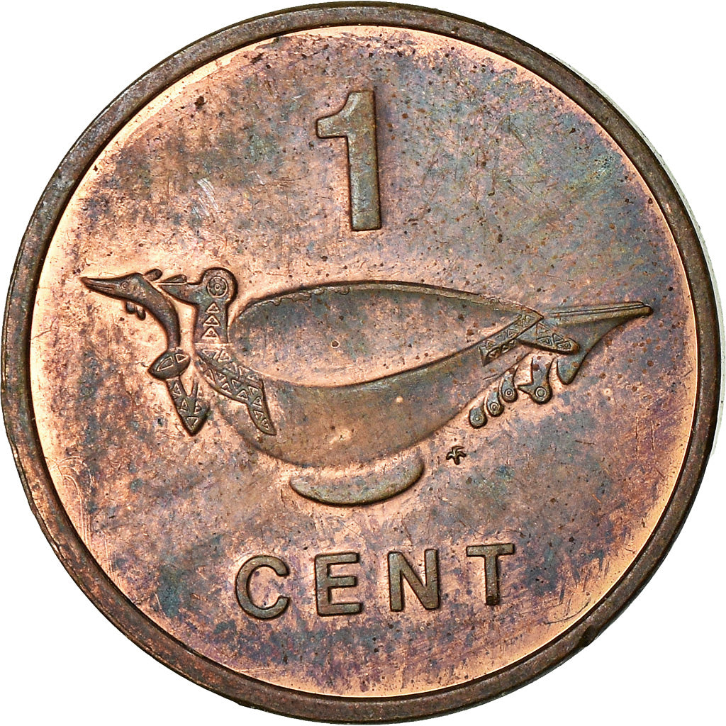 Coin, Solomon Islands, Elizabeth II, Cent, 1980, VF(30-35), Bronze, KM:1