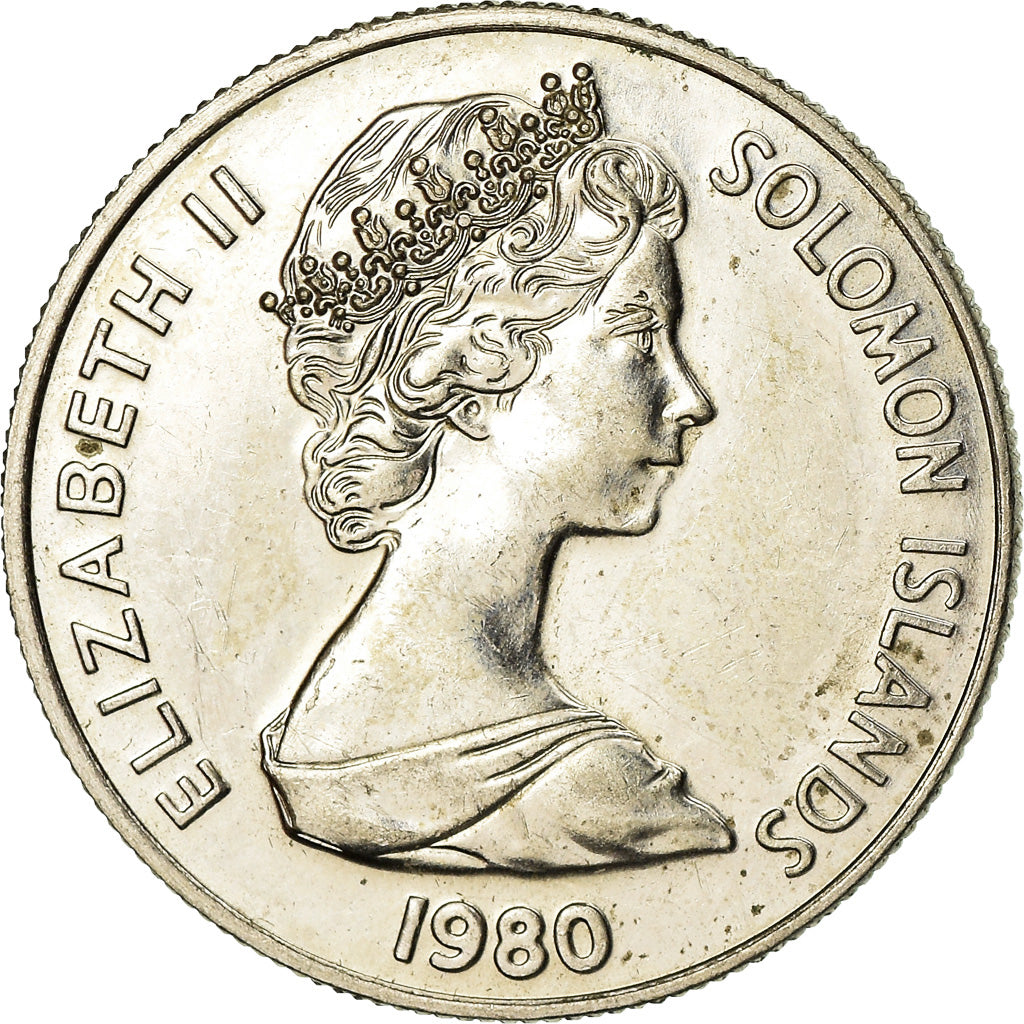 Coin, Solomon Islands, 5 Cents, 1980, EF(40-45), Copper-nickel, KM:3