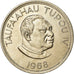 Moeda, Tonga, King Taufa'ahau Tupou IV, 50 Seniti, 1968, MS(63), Cobre-níquel