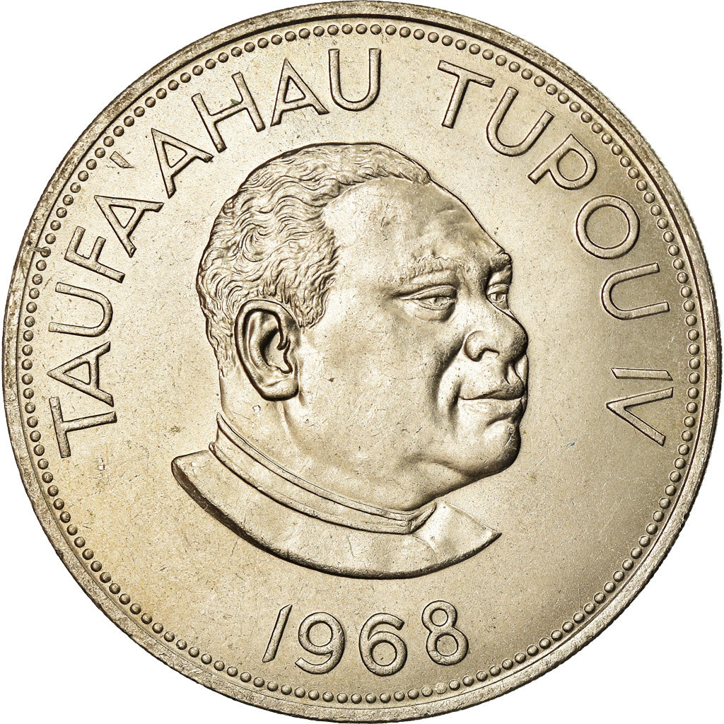 Münze, Tonga, King Taufa'ahau Tupou IV, Pa'anga, 1968, UNZ, Copper-nickel