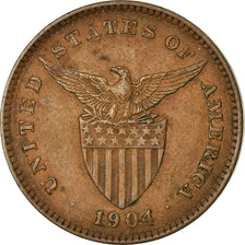 Coin, Philippines, Centavo, 1904, EF(40-45), Bronze, KM:163
