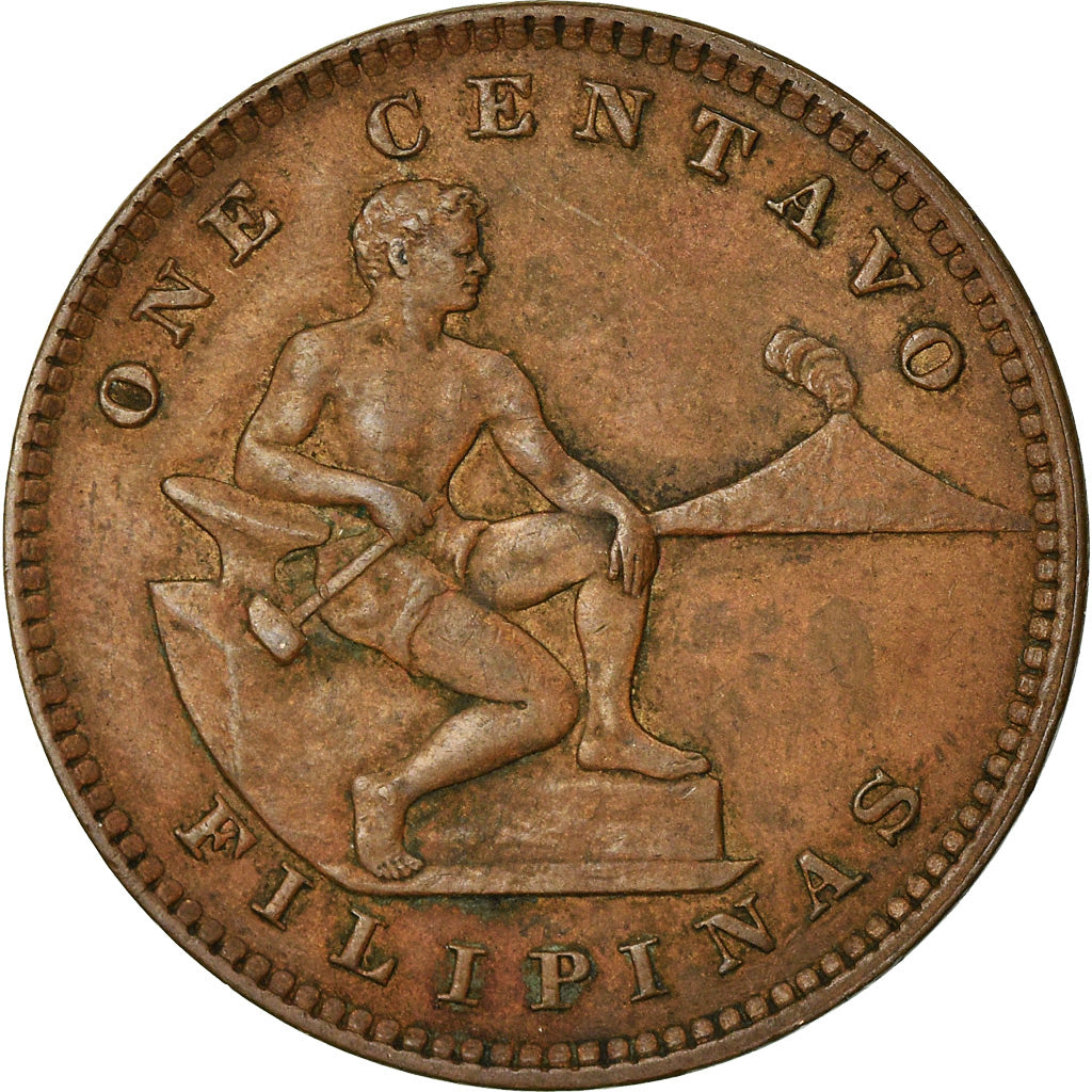 Coin, Philippines, Centavo, 1904, EF(40-45), Bronze, KM:163