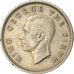Moneda, Nueva Zelanda, George VI, 6 Pence, 1952, MBC, Cobre - níquel, KM:16