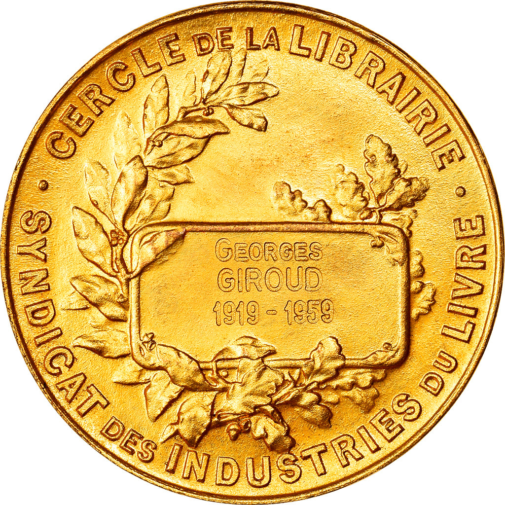 França, Medal, Syndicat des Industries du Livre, Cercle de la Librairie, Artes