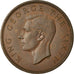 Munten, Nieuw Zeeland, George VI, Penny, 1951, ZF, Bronze, KM:21