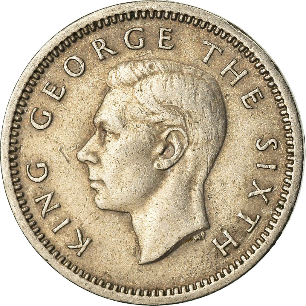 Monnaie, Nouvelle-Zélande, George VI, 3 Pence, 1951, TTB, Copper-nickel, KM:15