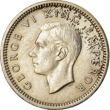 Moneda, Nueva Zelanda, George VI, 3 Pence, 1947, MBC, Cobre - níquel, KM:7a