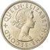 Moneda, Nueva Zelanda, Elizabeth II, 1/2 Crown, 1961, EBC, Cobre - níquel