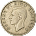 Munten, Nieuw Zeeland, George VI, 1/2 Crown, 1947, ZF, Copper-nickel, KM:11a