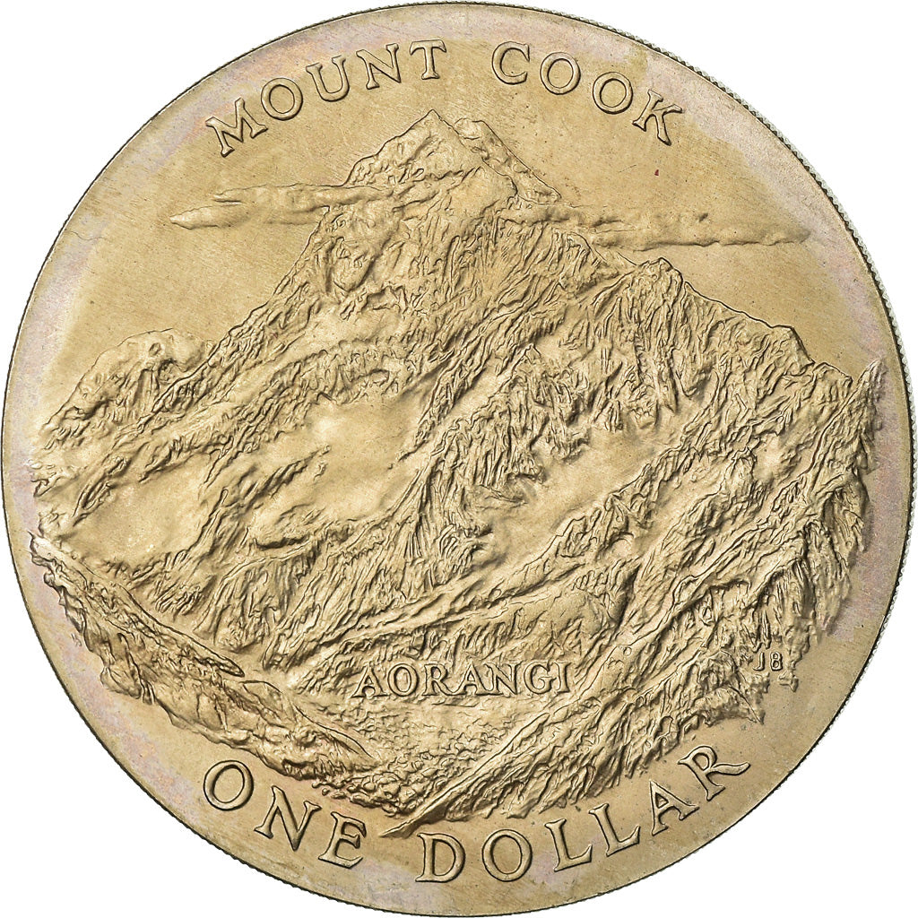 Monnaie, Nouvelle-Zélande, Elizabeth II, Dollar, 1970, SPL, Copper-nickel
