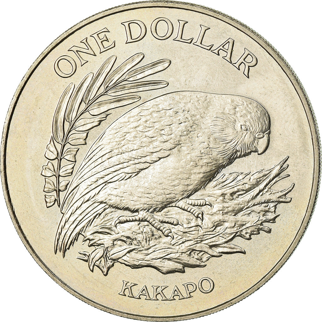 Coin, New Zealand, Elizabeth II, Dollar, 1986, MS(63), Copper-nickel, KM:57