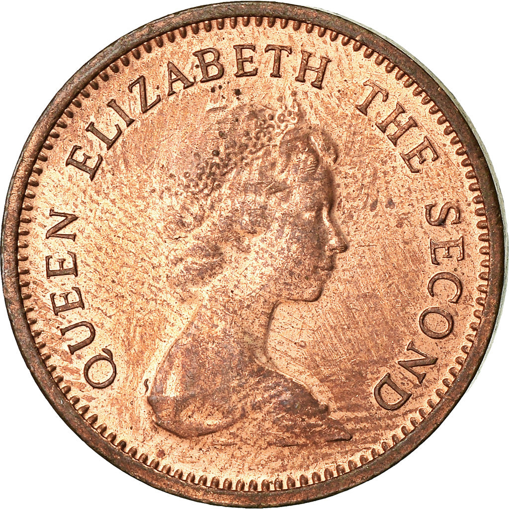 Coin, Tuvalu, Elizabeth II, Cent, 1985, British Royal Mint, EF(40-45), Bronze