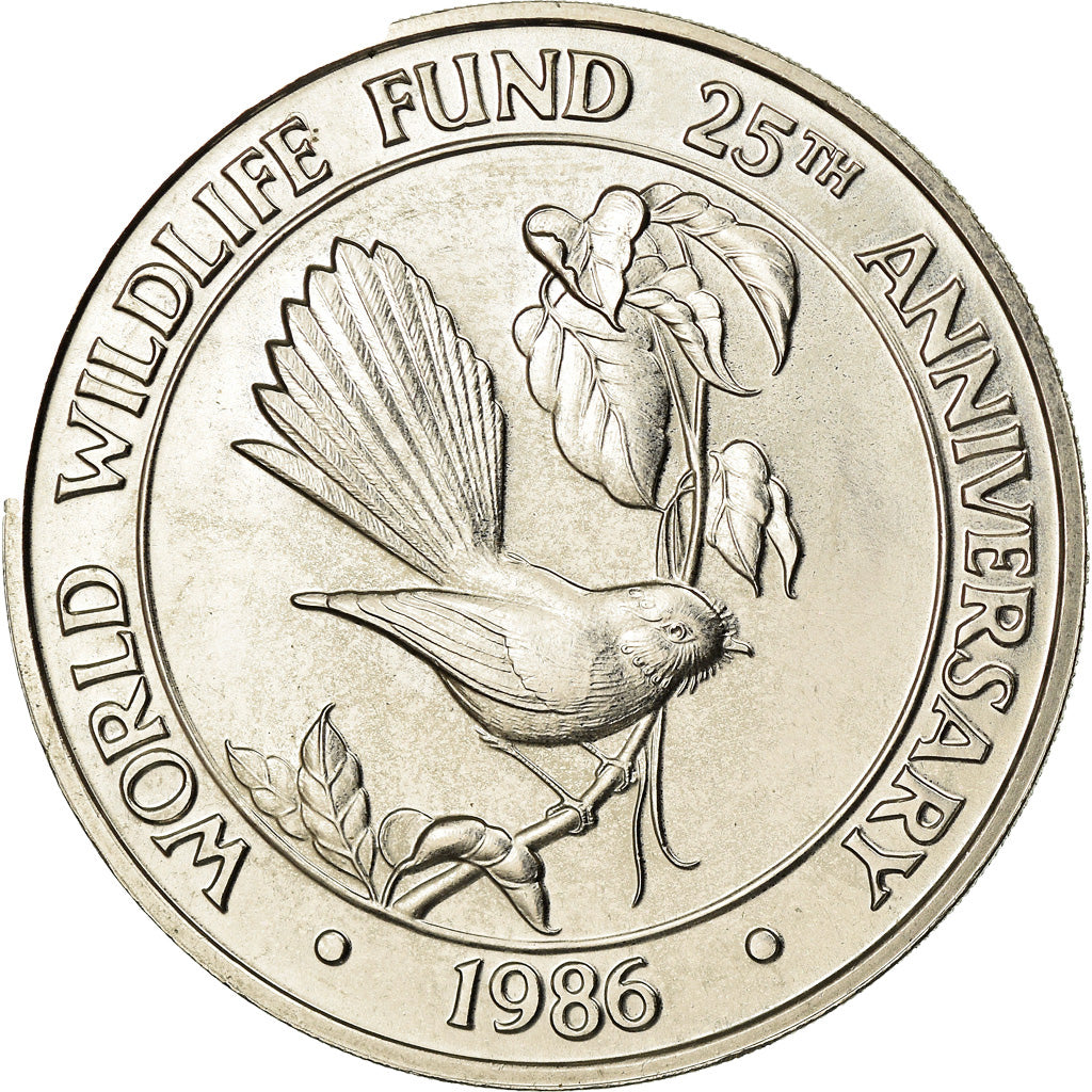 Moneta, Samoa, Tala, 1986, SPL, Rame-nichel, KM:74