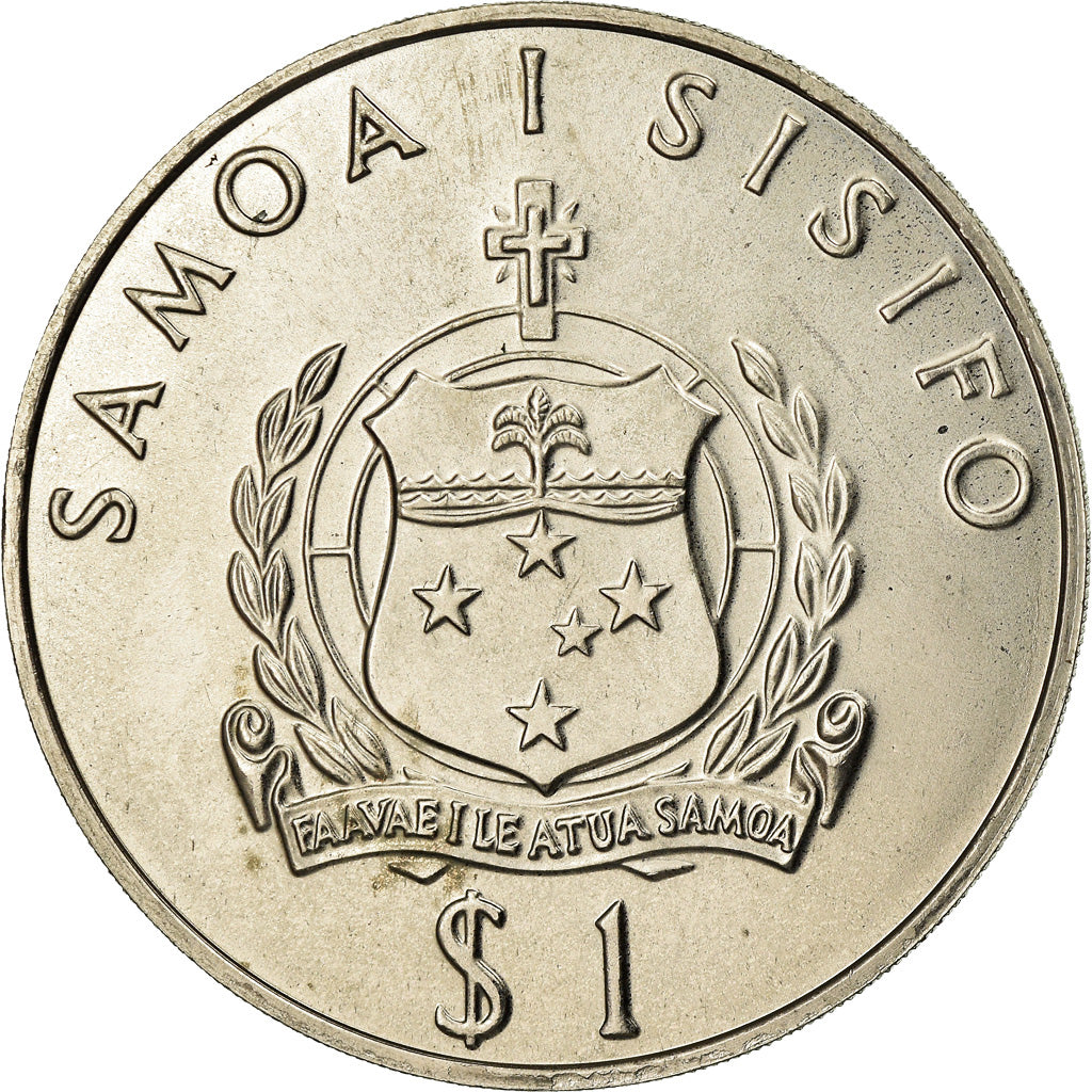 Moneta, Samoa, Tala, 1986, SPL, Rame-nichel, KM:74