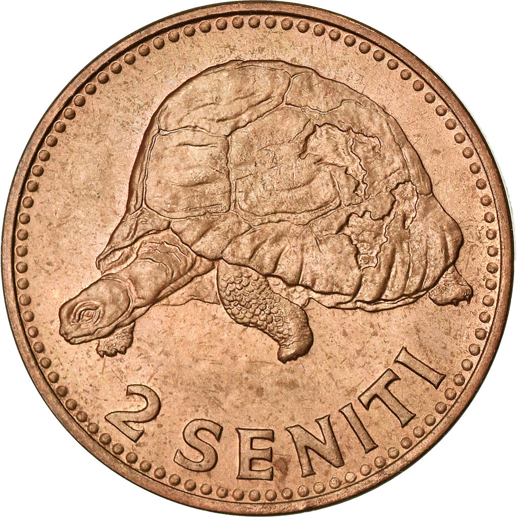 Moneda, Tonga, King Taufa'ahau Tupou IV, 2 Seniti, 1967, MBC, Bronce, KM:5