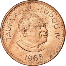 Moneda, Tonga, King Taufa'ahau Tupou IV, Seniti, 1968, MBC, Bronce, KM:27