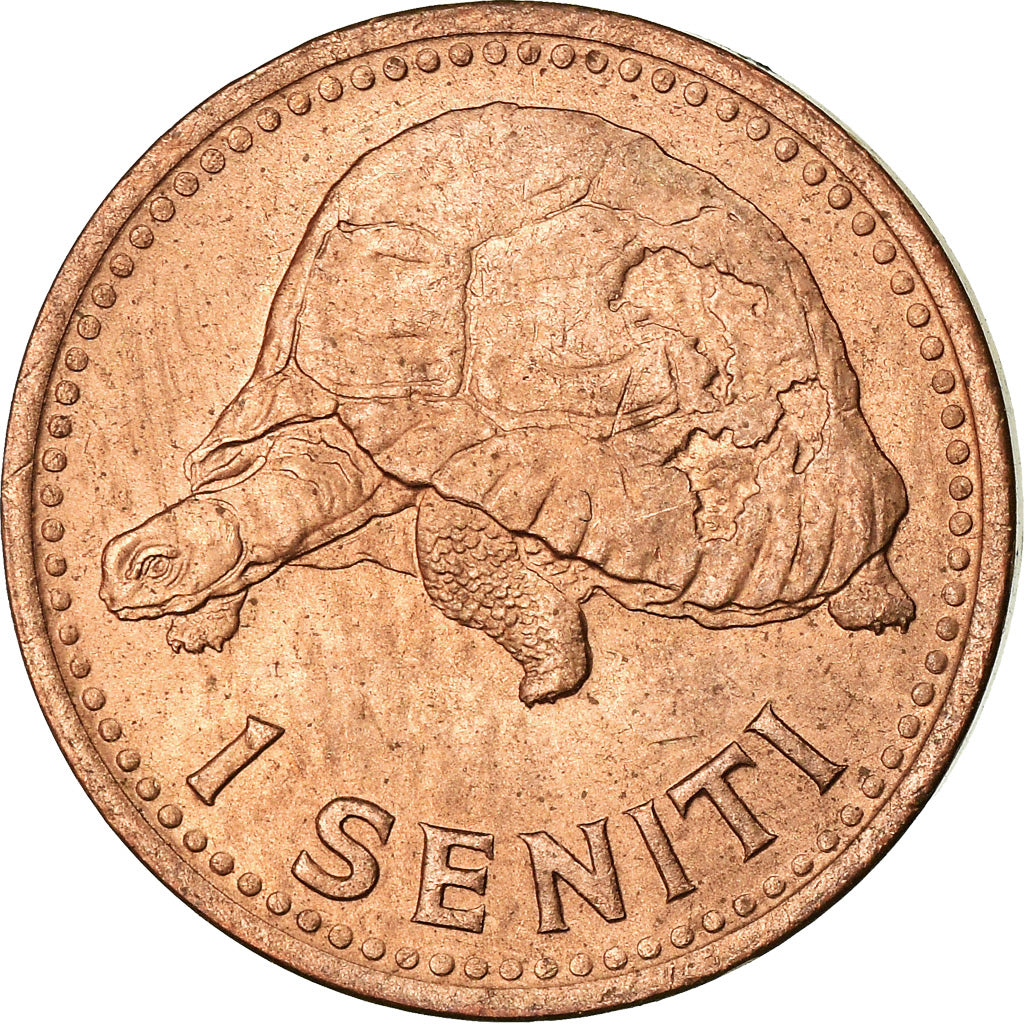 Moneda, Tonga, King Taufa'ahau Tupou IV, Seniti, 1968, MBC, Bronce, KM:27