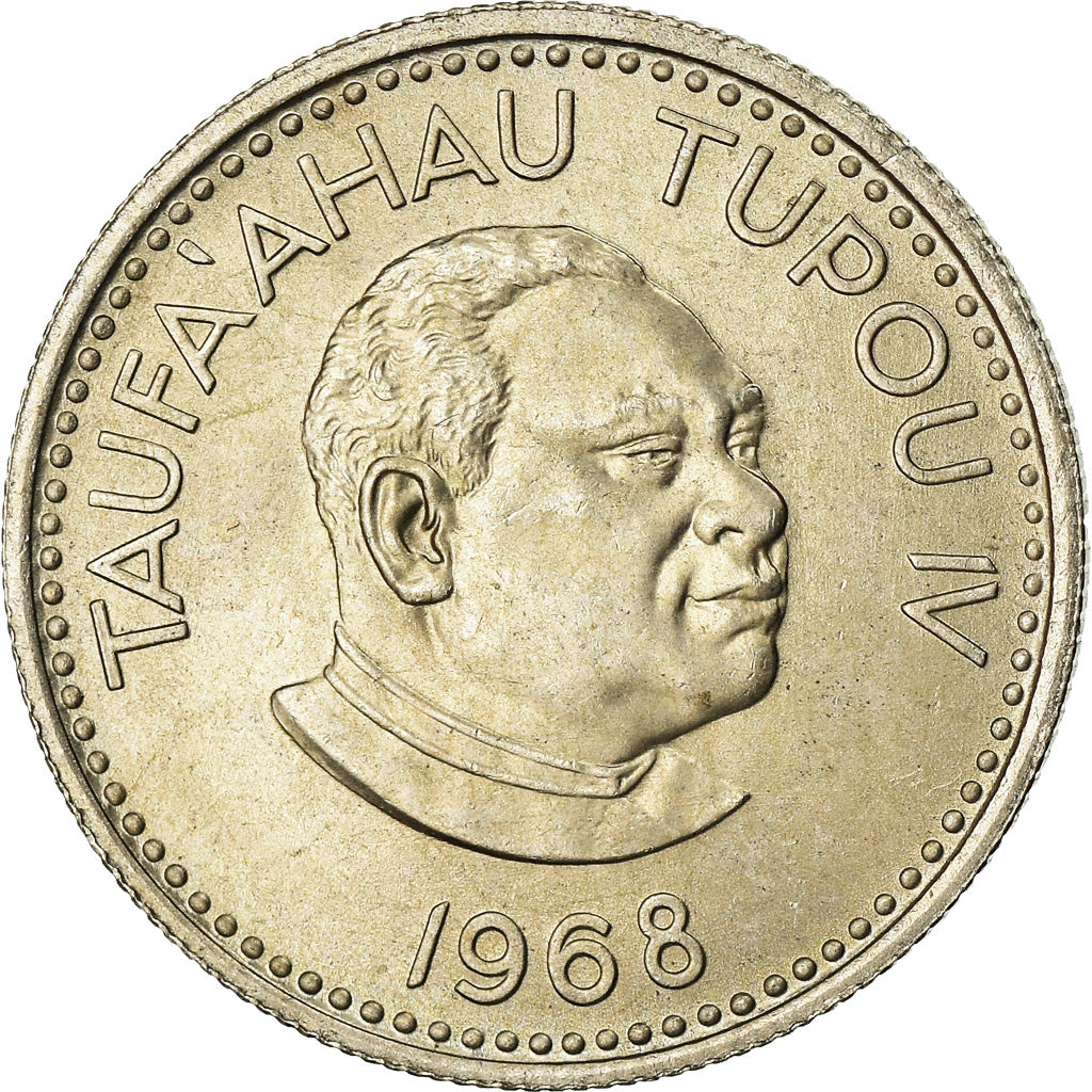 Münze, Tonga, King Taufa'ahau Tupou IV, 5 Seniti, 1968, SS, Copper-nickel