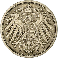 Moneta, GERMANIA - IMPERO, Wilhelm II, 10 Pfennig, 1909, Berlin, BB