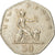 Coin, Great Britain, Elizabeth II, 50 New Pence, 1980, EF(40-45), Copper-nickel