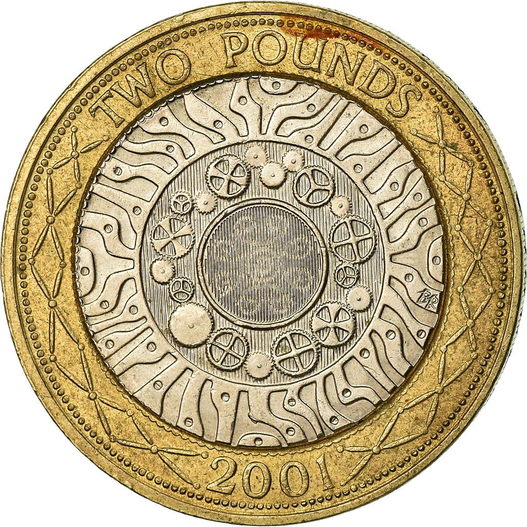 Coin, Great Britain, Elizabeth II, 2 Pounds, 2001, British Royal Mint