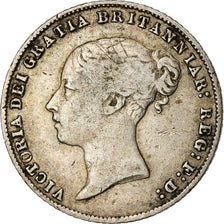 Coin, Great Britain, Victoria, 6 Pence, 1866, VF(30-35), Silver, KM:733.2
