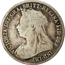 Moneta, Gran Bretagna, Victoria, 6 Pence, 1896, B+, Argento, KM:779