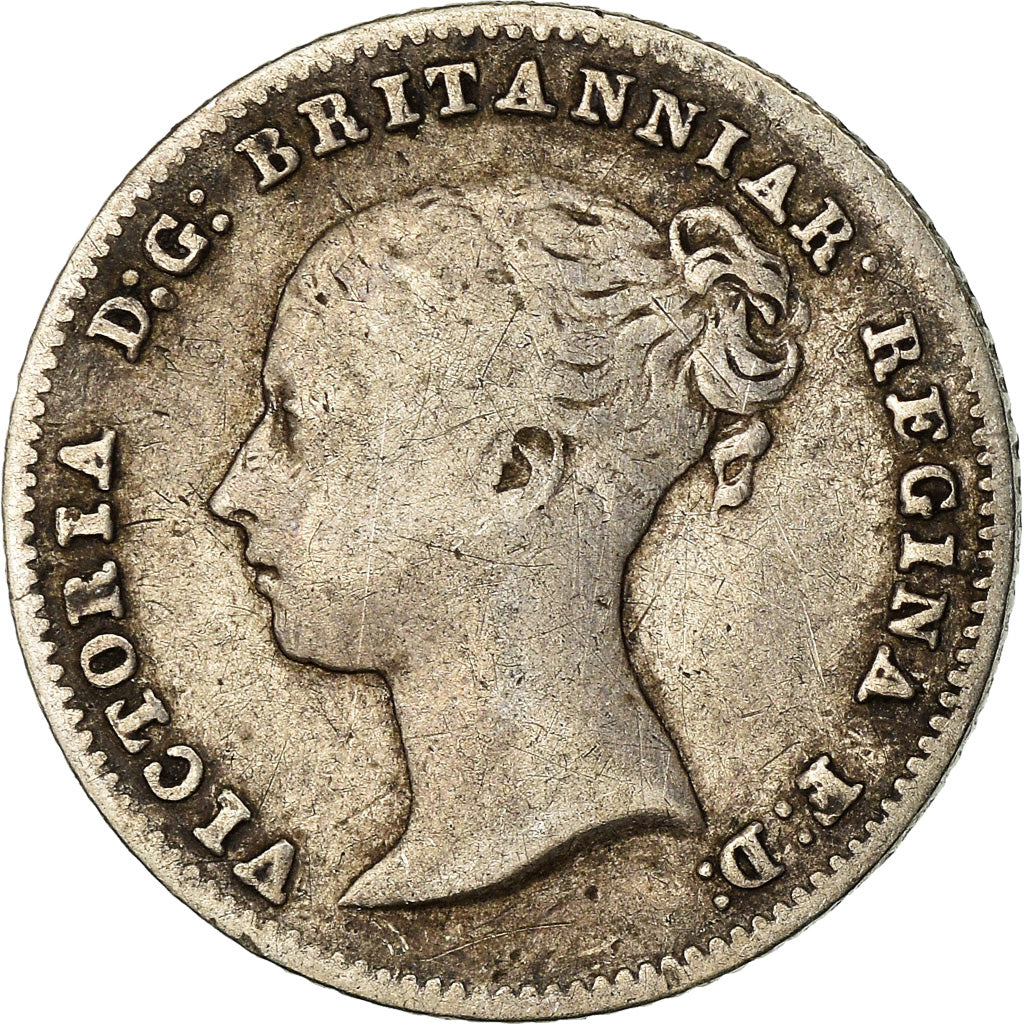 Moneta, Gran Bretagna, Victoria, 4 Pence, Groat, 1838, MB, Argento, KM:731.1