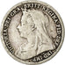 Coin, Great Britain, Victoria, 3 Pence, 1899, VF(20-25), Silver, KM:777