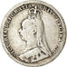 Coin, Great Britain, Victoria, 3 Pence, 1890, VF(20-25), Silver, KM:758