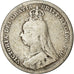 Coin, Great Britain, Victoria, 3 Pence, 1891, VF(20-25), Silver, KM:758
