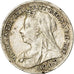 Coin, Great Britain, Victoria, 3 Pence, 1900, VF(30-35), Silver, KM:777
