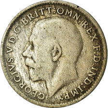 Coin, Great Britain, George V, 3 Pence, 1920, VF(20-25), Silver, KM:813