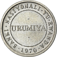 Coin, Rwanda, 1/2 Franc, 1970, AU(55-58), Aluminum, KM:9