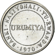 Coin, Rwanda, 1/2 Franc, 1970, AU(55-58), Aluminum, KM:9