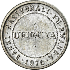 Coin, Rwanda, 1/2 Franc, 1970, AU(55-58), Aluminum, KM:9