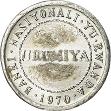 Coin, Rwanda, 1/2 Franc, 1970, AU(55-58), Aluminum, KM:9